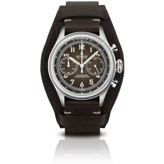 Monchardwatches Telemeter-chrono-brown kol saati