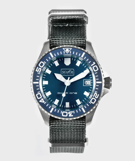 Scurfawatches Blue Ltd Edition M.S.24 BLUE LTD EDITION kol saati