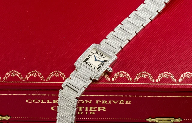 Cartier Tank Francaise 's 2365 kol saati