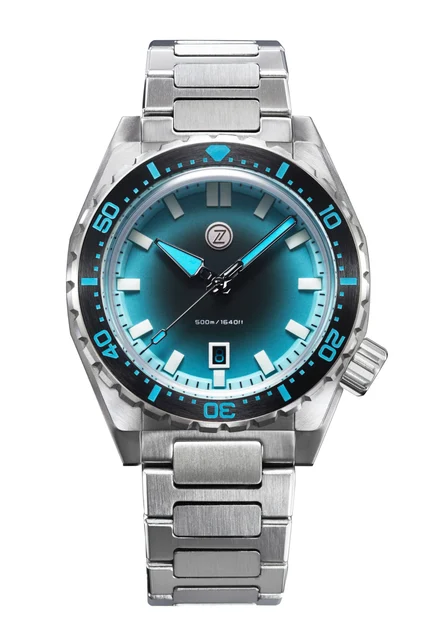 Zelos Thresher 44mm 'Azure' kol saati