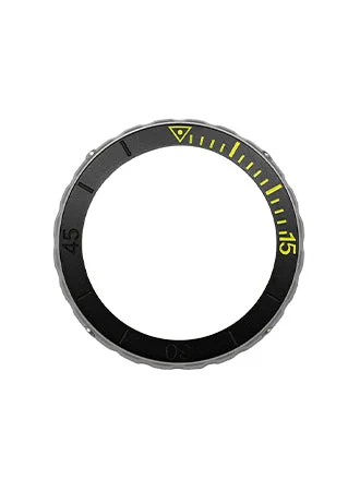 Dievas Accessories Maya Mk III Black with Yellow Marking Ceramic Bezel MKIIICERBZ/DI/BLK/YLWM-SS kol saati