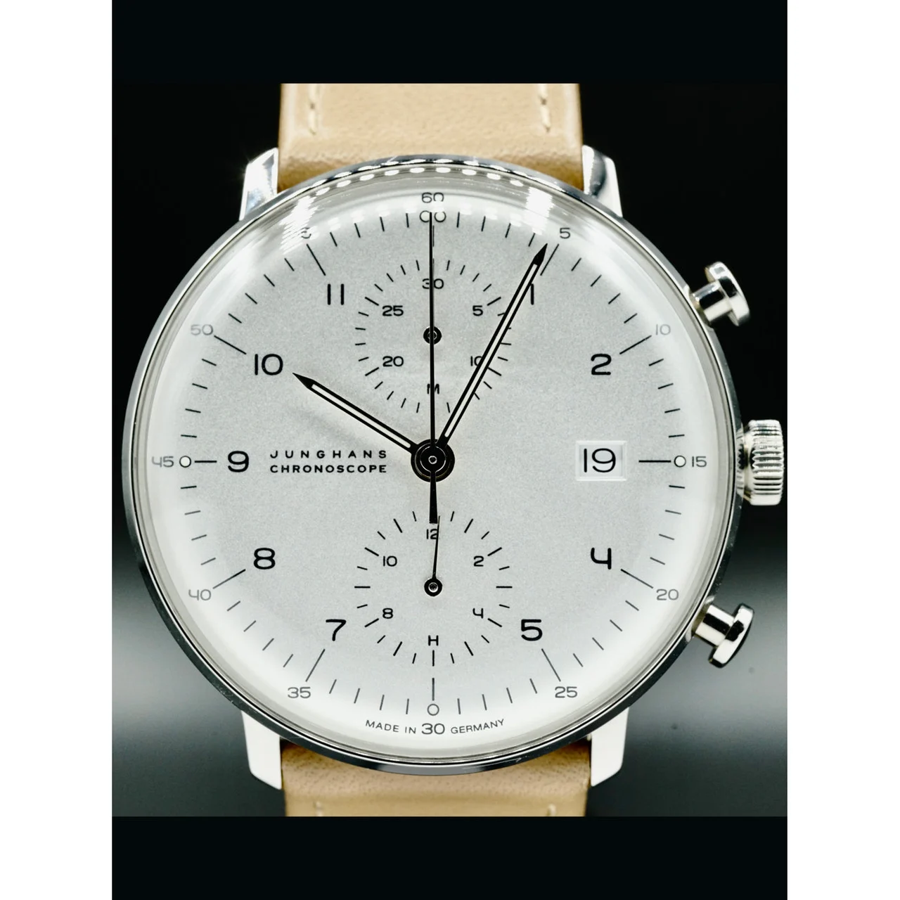 Junghans Max Bill Chronoscope 027/4502.00 210000035922 40 mm kol saati