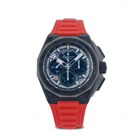 Zenith ZENITH, REF. 10.9100.9004/22.I200, DEFY EXTREME CARBON, FACTORY STICKERS, CARBON AN