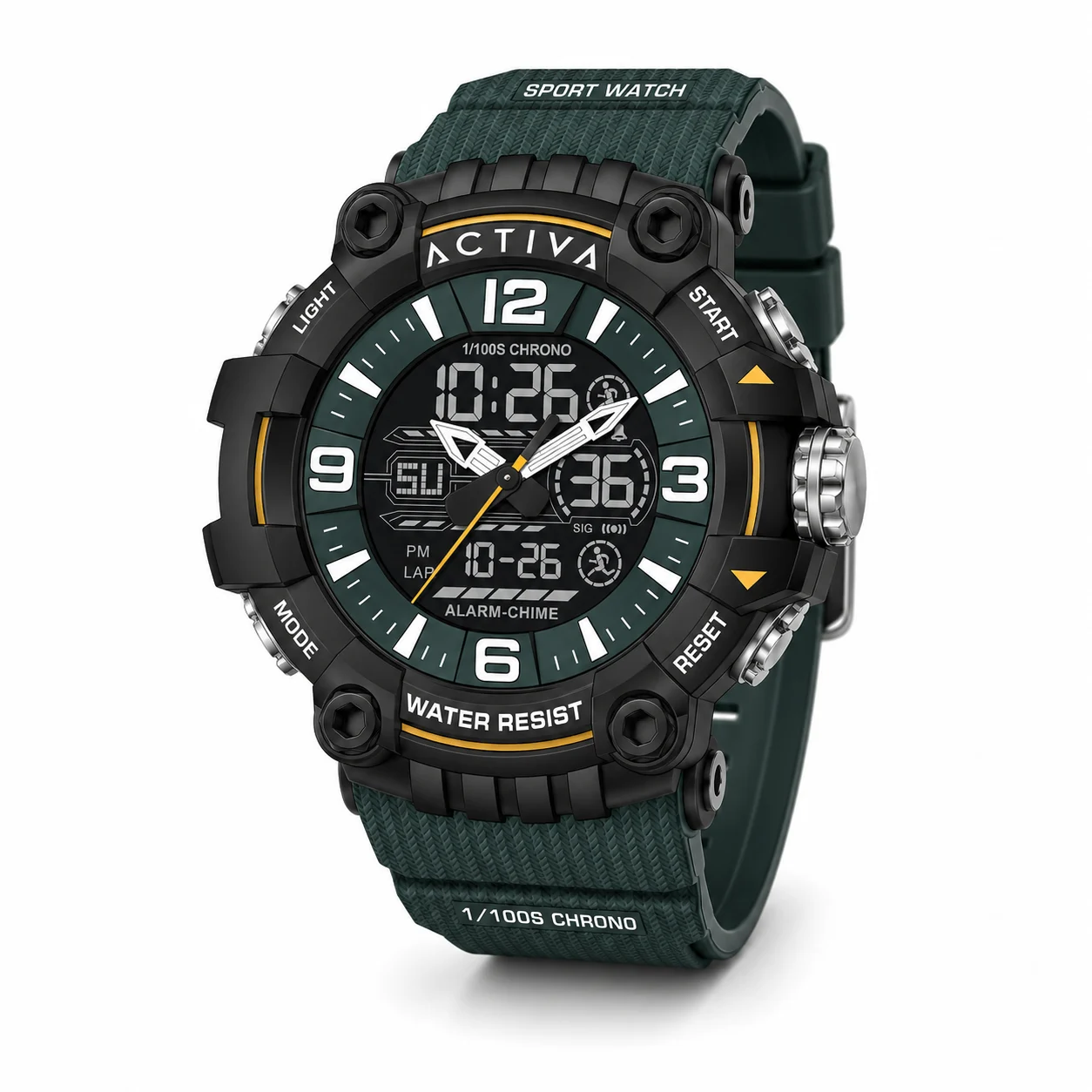 Activa Ardus X Invicta Digital Watch - 58mm. Teal. Blue (ACW8089-004) kol saati