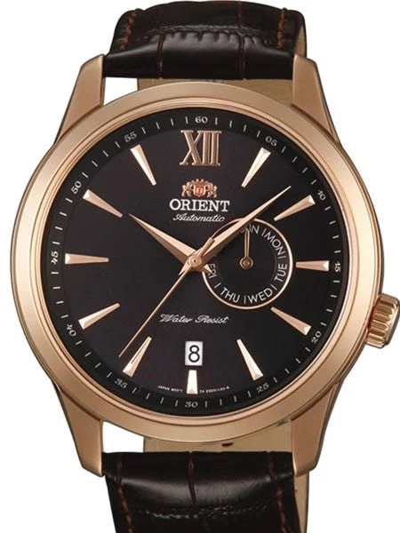 Orient Java 21-Jewel Automatic Rose Goldtone Watch with Day and Datel #ES00004B kol saati
