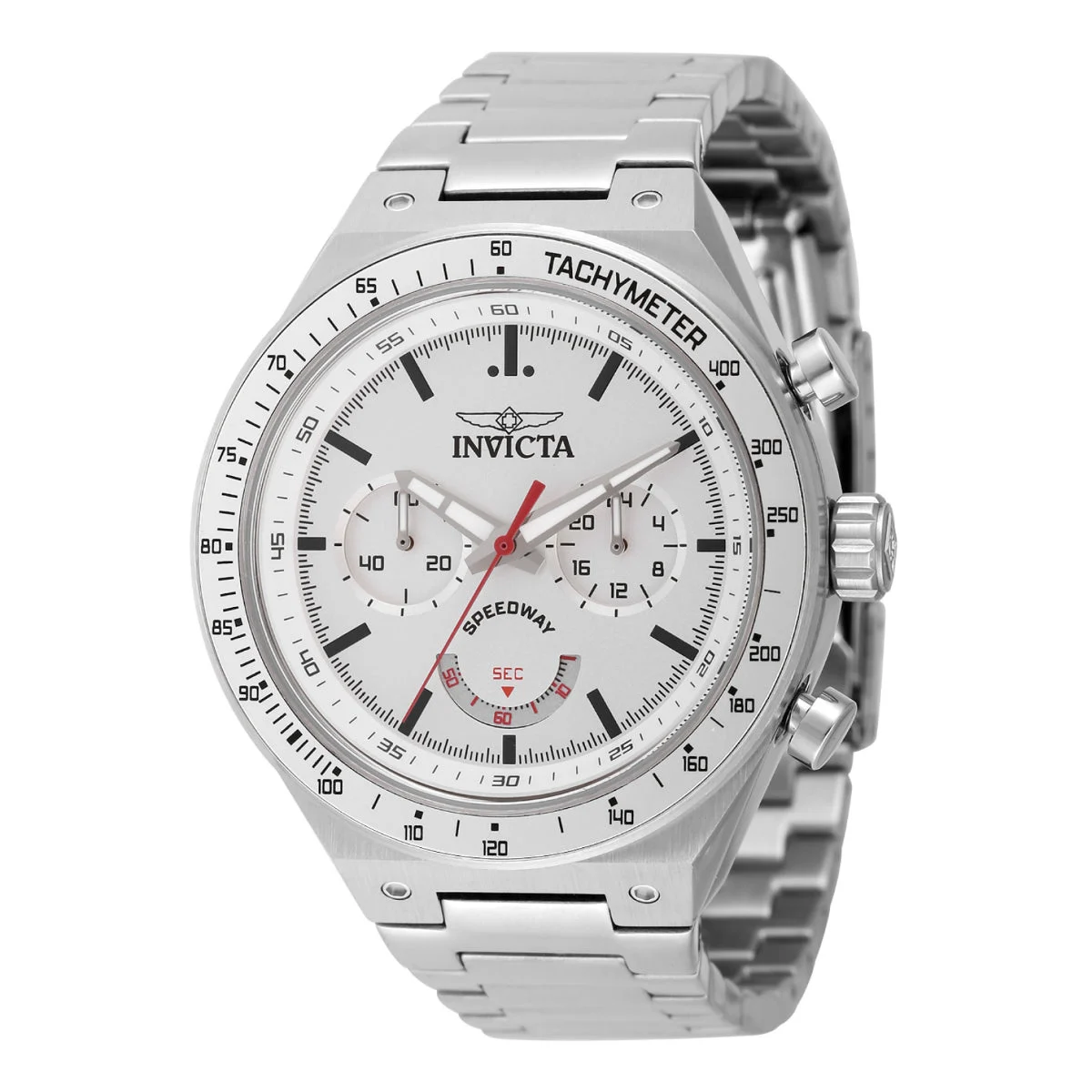 Invicta Open Box Speedway Watch - 44mm, Steel (AIC-49378) 44 mm kol saati