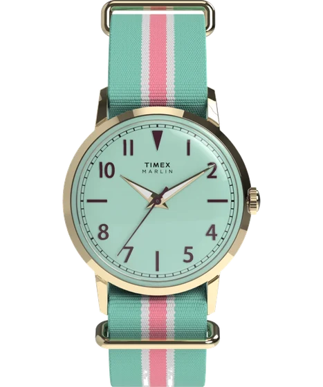 Timex Marlin® 34mm Fabric Strap Watch TW2Y49700 kol saati