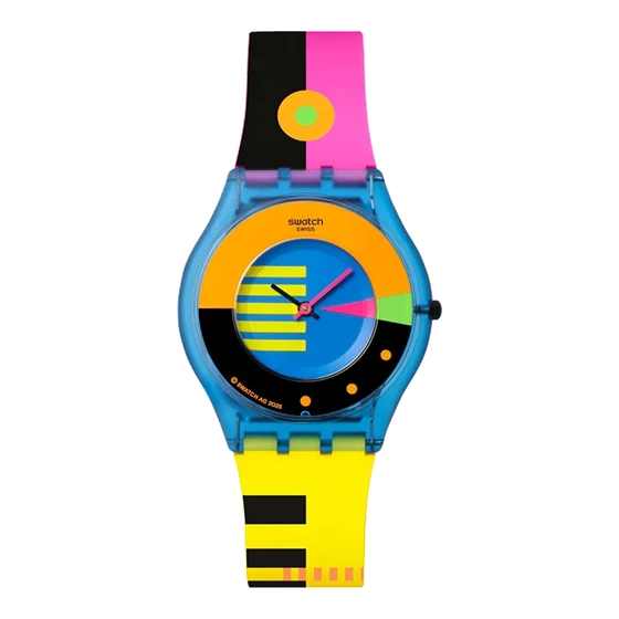 Swatch Neon Flumotions SS08S101 kol saati