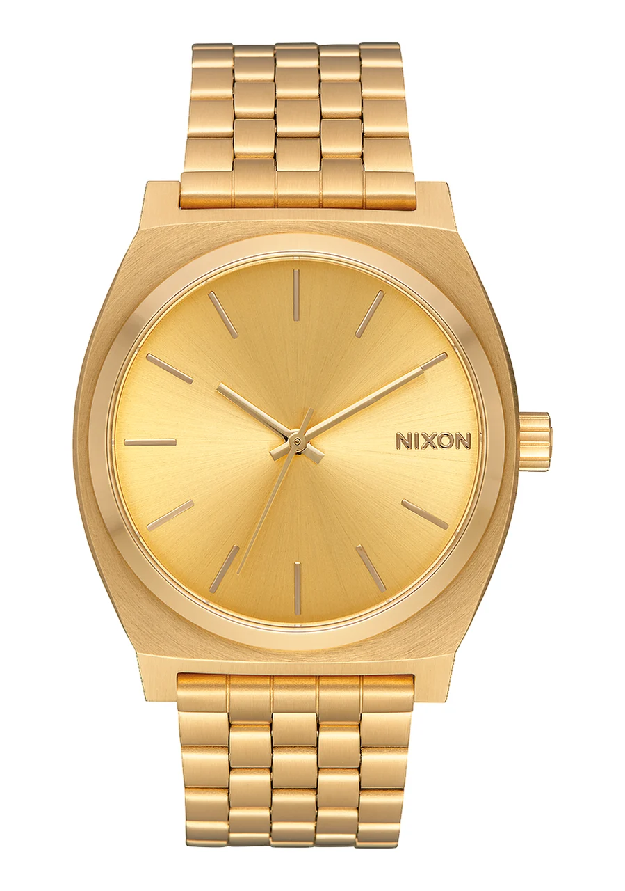 Nixon US Time Teller - All Gold / Gold A045-511-00 37 mm kol saati