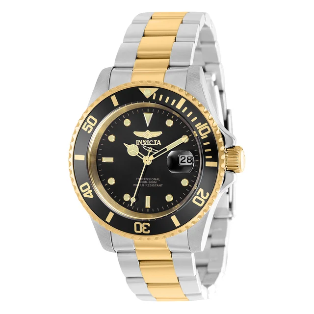 Invicta Open Box Pro Diver Watch - 40mm, Gold, Steel (AIC-37158) kol saati