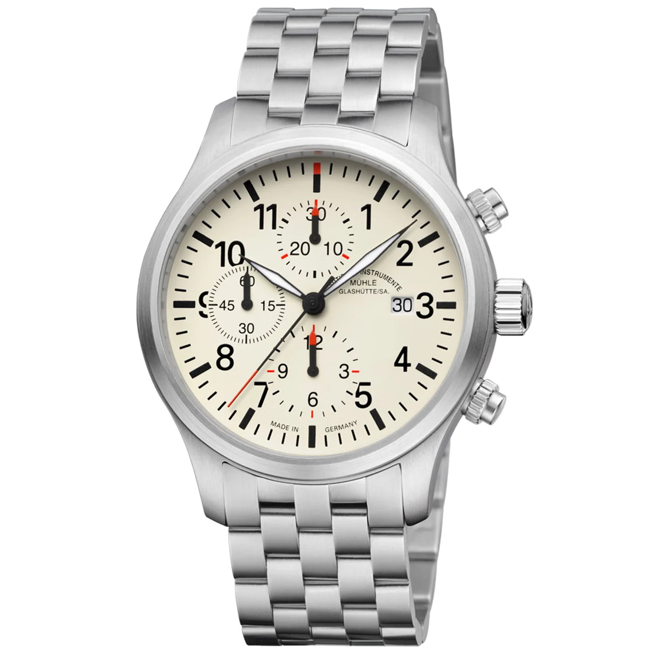 Muhle Glashutte Mühle Glashütte Terrasport I Chronograph M1-37-77-MB kol saati