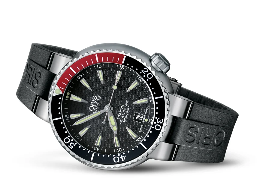 Oris Divers Titan Date 01 733 7562 7154-07 4 24 34TEB 44 mm kol saati