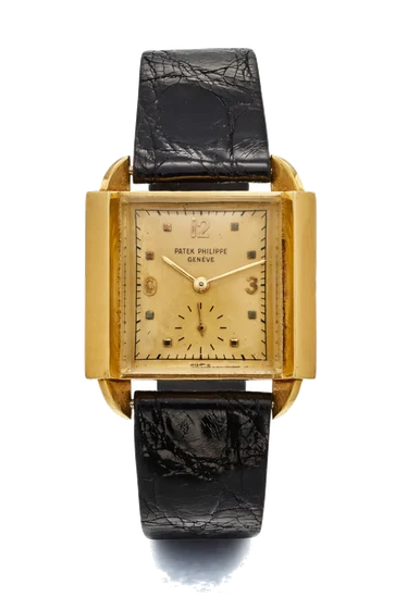 Patek Philippe PATEK PHILIPPE REF. 2425, LARGE LATERAL MOUNTINGS PROLONGED BY DOWNTURNED L