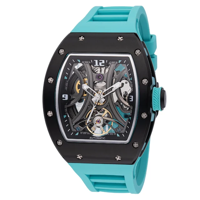 Invicta Rally Primedrift Automatic Watch w/ Skeleton Dial - 41mm. Light Blue (49022) kol s