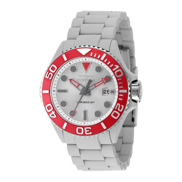 Invicta Grand Diver Playa Watch - 46mm. Aqua Plating. Grey (49479) kol saati