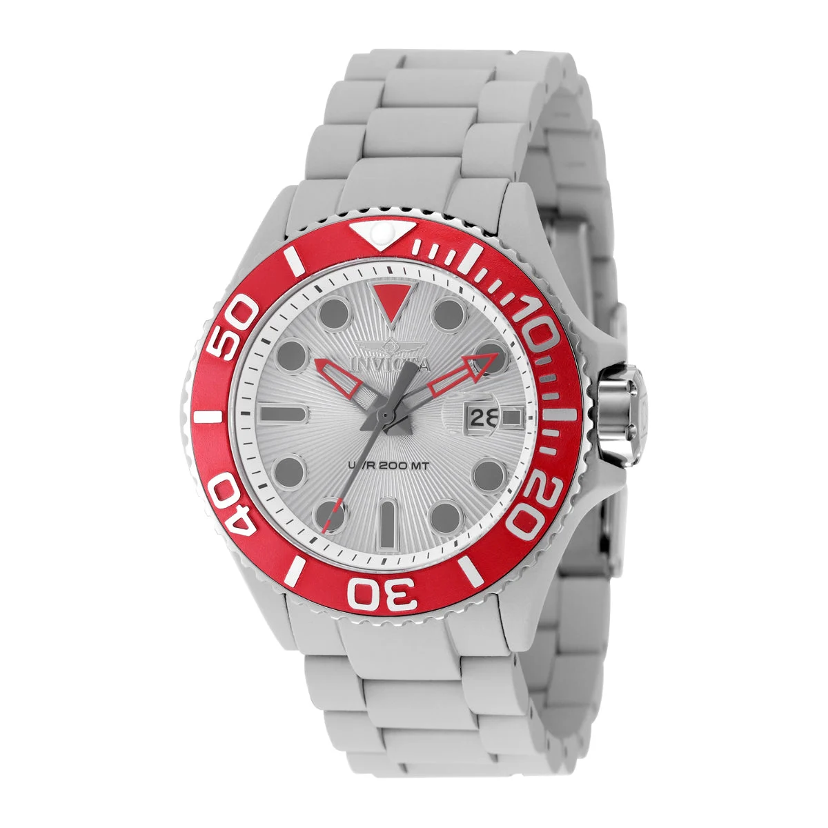 Invicta Grand Diver Playa Watch - 46mm. Aqua Plating. Grey (49479) 46 mm kol saati