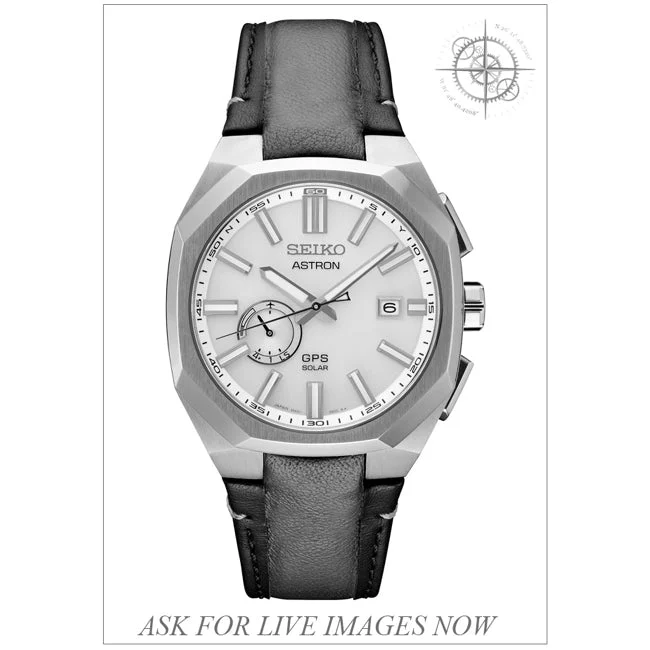 Seiko Astron Solar GPS White Dial LE 210000052808 41 mm kol saati