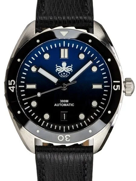 Phoibos Eagle Ray 300-Meter Automatic Dive Watch with Double Dome AR Sapphire Crystal #PY0