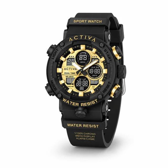 Activa Invicta Digital Watch - 52mm. Black (ACW8038-001) kol saati