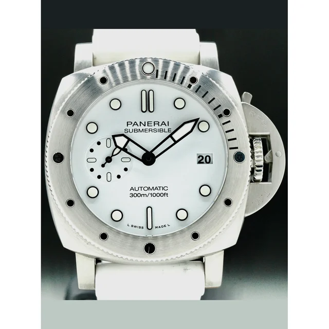 Panerai Submersible Bianco 42mm 210000048359 kol saati