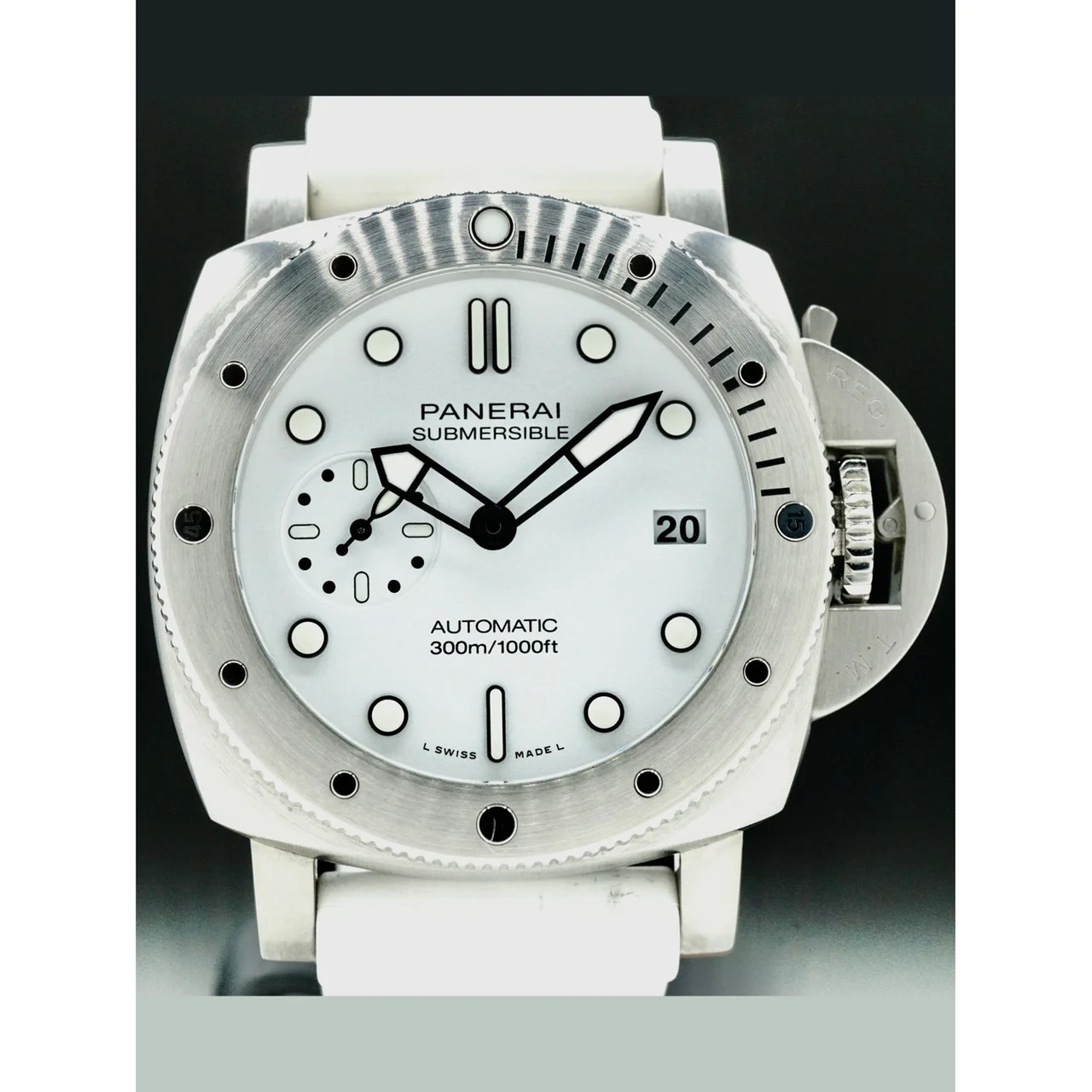 Panerai Submersible Bianco 42mm 210000048359 42 mm kol saati