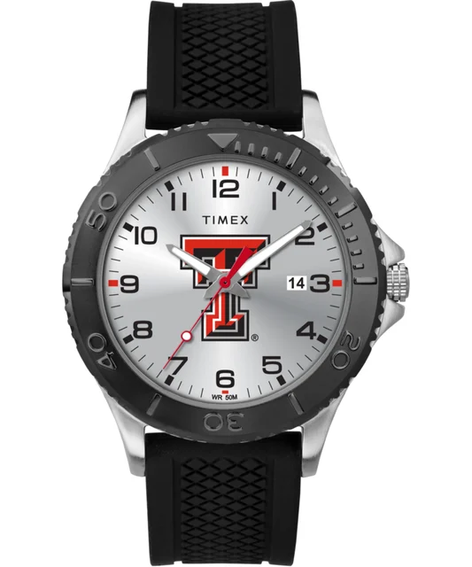 Timex Gamer Black Texas Tech Red Raiders TWZUTXTMDYZ kol saati