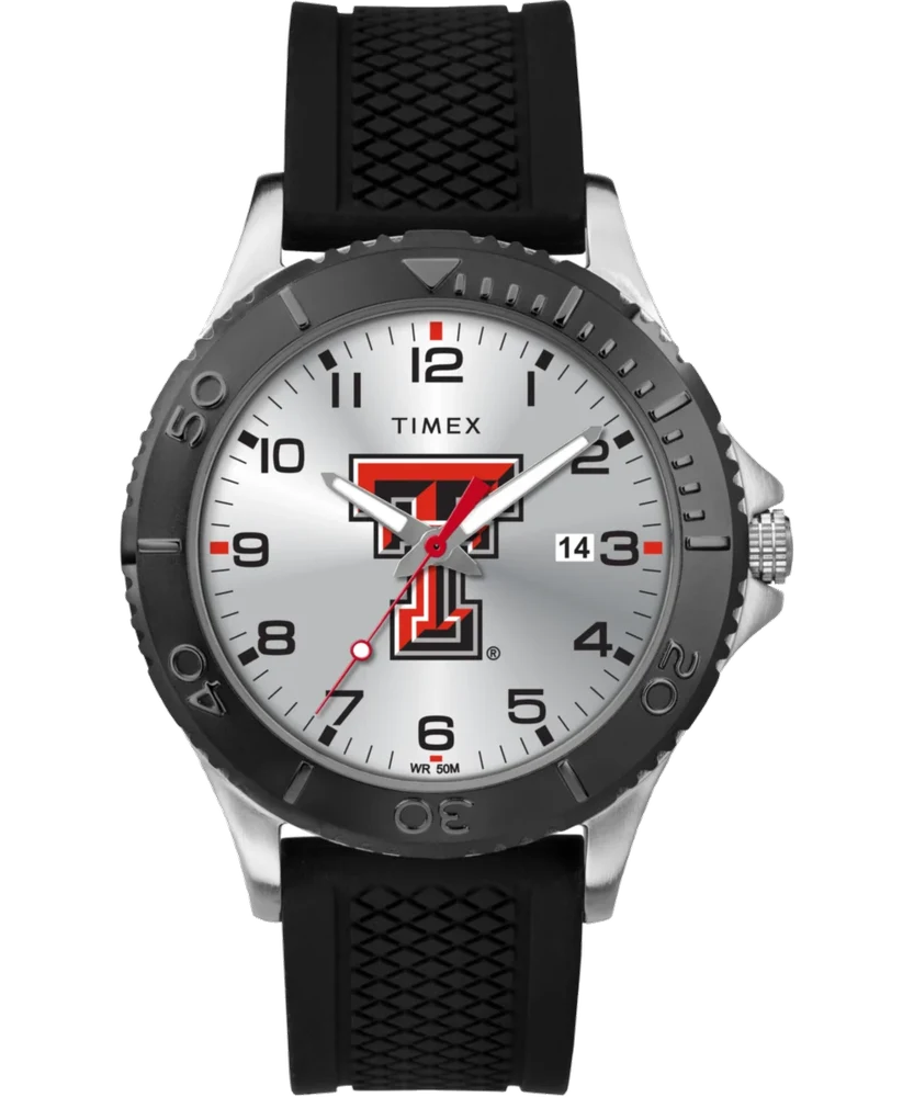 Timex Gamer Black Texas Tech Red Raiders TWZUTXTMD 42 mm kol saati