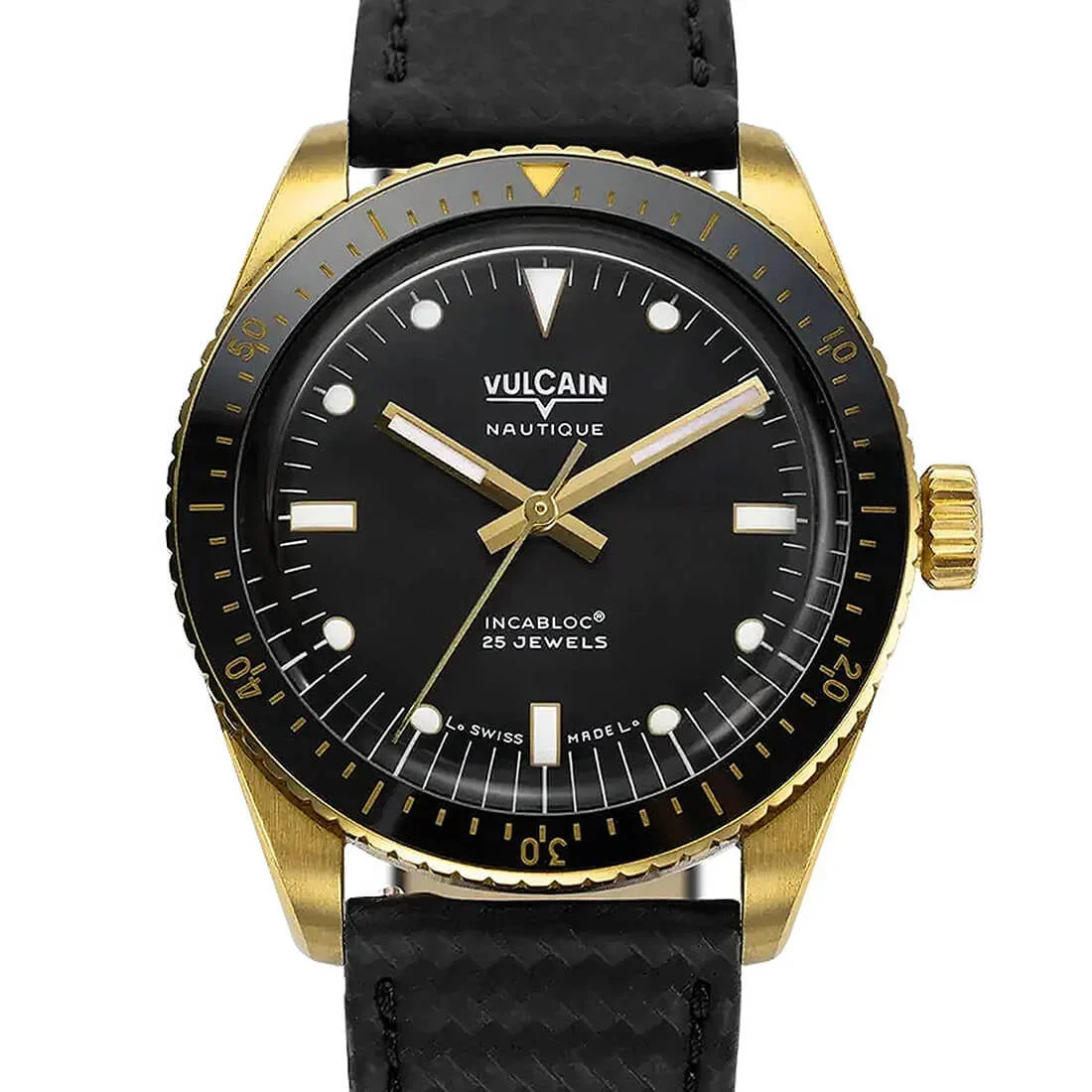 Vulcain Skindiver Nautique 42920 38 mm kol saati