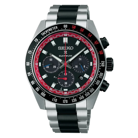 Seiko Solar Chronograph Datsun 240Z Limited Edition SSC957P1 kol saati