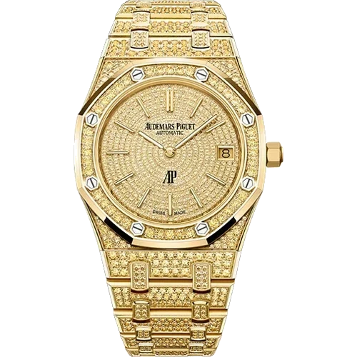 Audemars Piguet "Jumbo" Extra-Thin 16202BA.HH.1241BA.01 39 mm kol saati