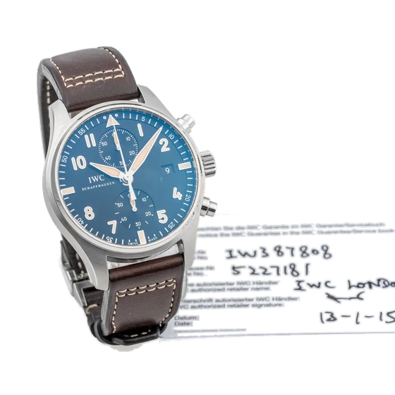 International Watch Company – IWC Ref. 3878-08, self-winding, chronograph, minute and hour