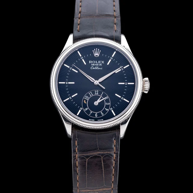 Rolex Cellini Dual Time Black Dial 210009N43253 kol saati
