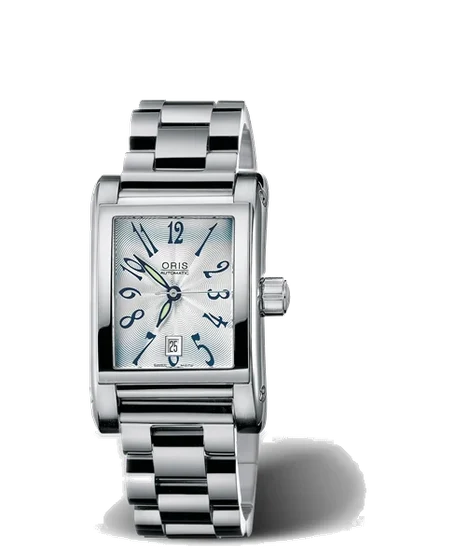Oris Rectangular Date 2002 01 561 7526 4061-07 8 16 68 kol saati