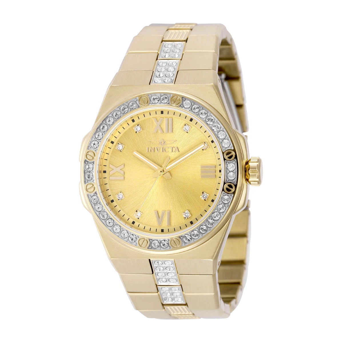 Invicta Specialty Quaderis Watch - 42mm. Gold (50184) 42 mm kol saati