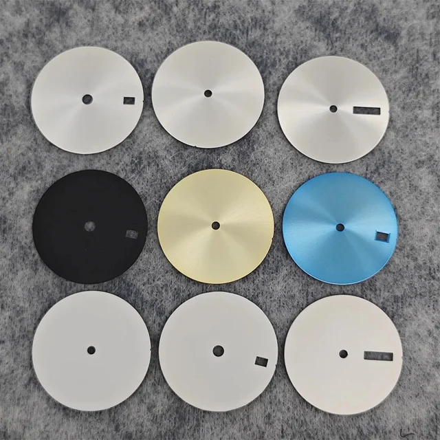 Tandorio Watch Dial Solid Colored Watch Face DIY Watch Replacement Parts Accessories AP Fa