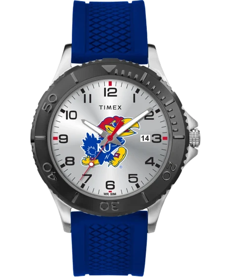 Timex Gamer Royal Blue Kansas Jayhawks TWZUKANMN kol saati
