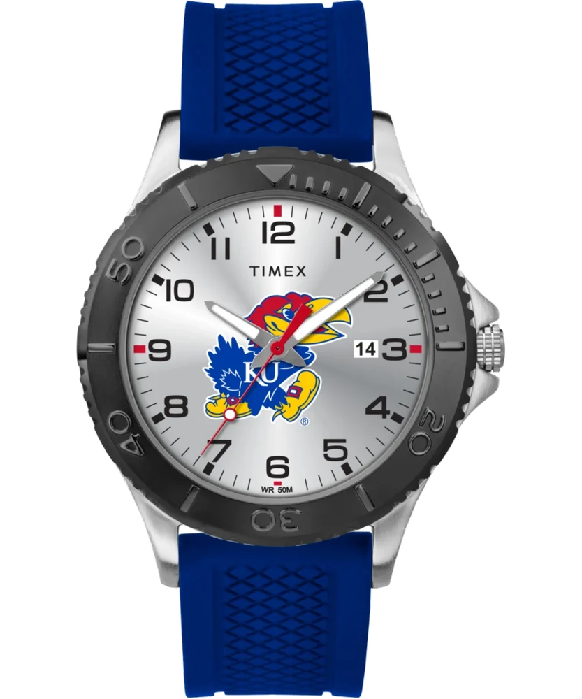 Timex Gamer Royal Blue Kansas Jayhawks TWZUKANMN 42 mm kol saati