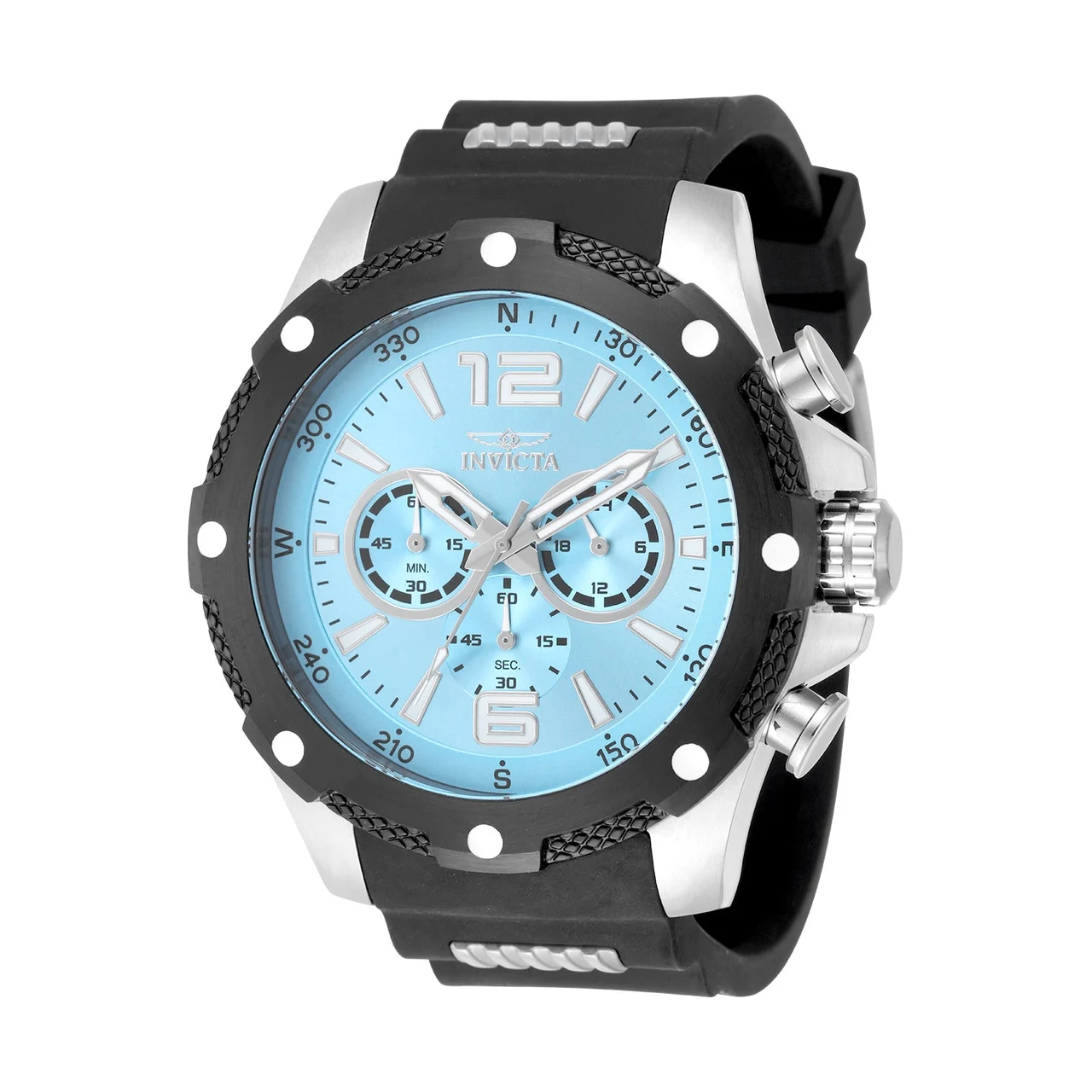 Invicta I-Force Axis Watch - 50mm. Black, Steel (50557) 50 mm kol saati