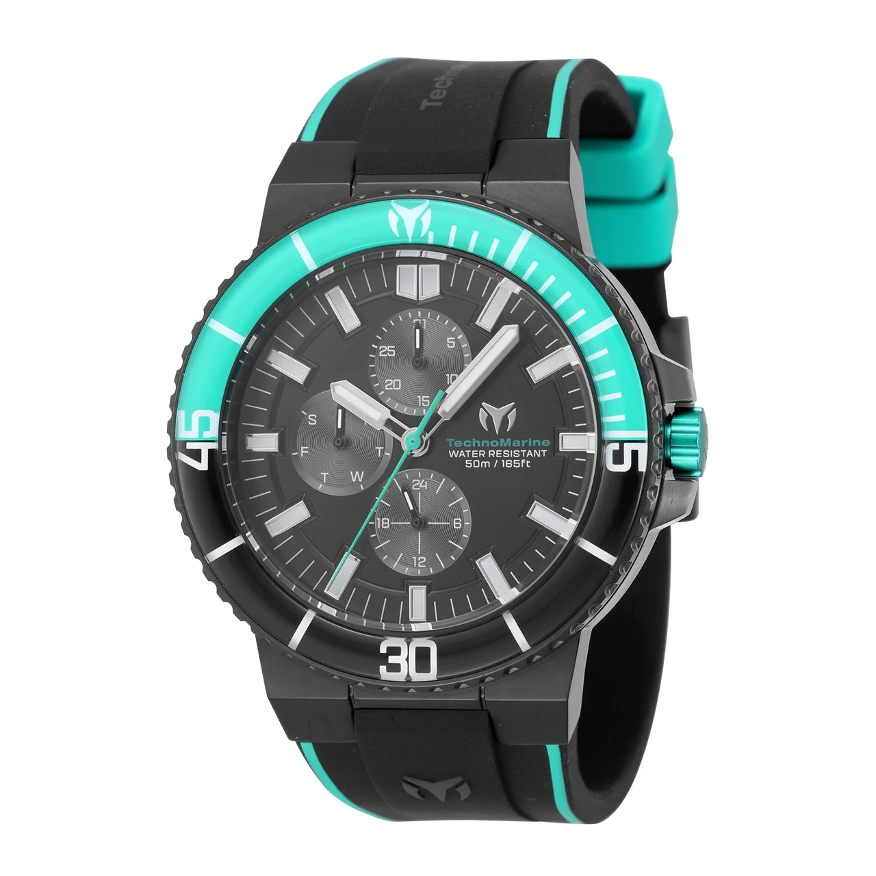 Technomarine Racing Legends Watch - 43mm. Green. Black (TM-525031) 43 mm kol saati
