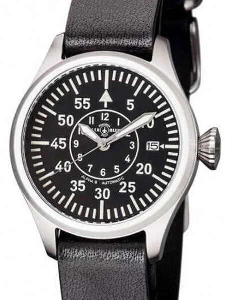 Air Blue Alpha-B Automatic Pilot Watch with 41mm Case, Sapphire Crystal #ALPHABSS41 kol sa