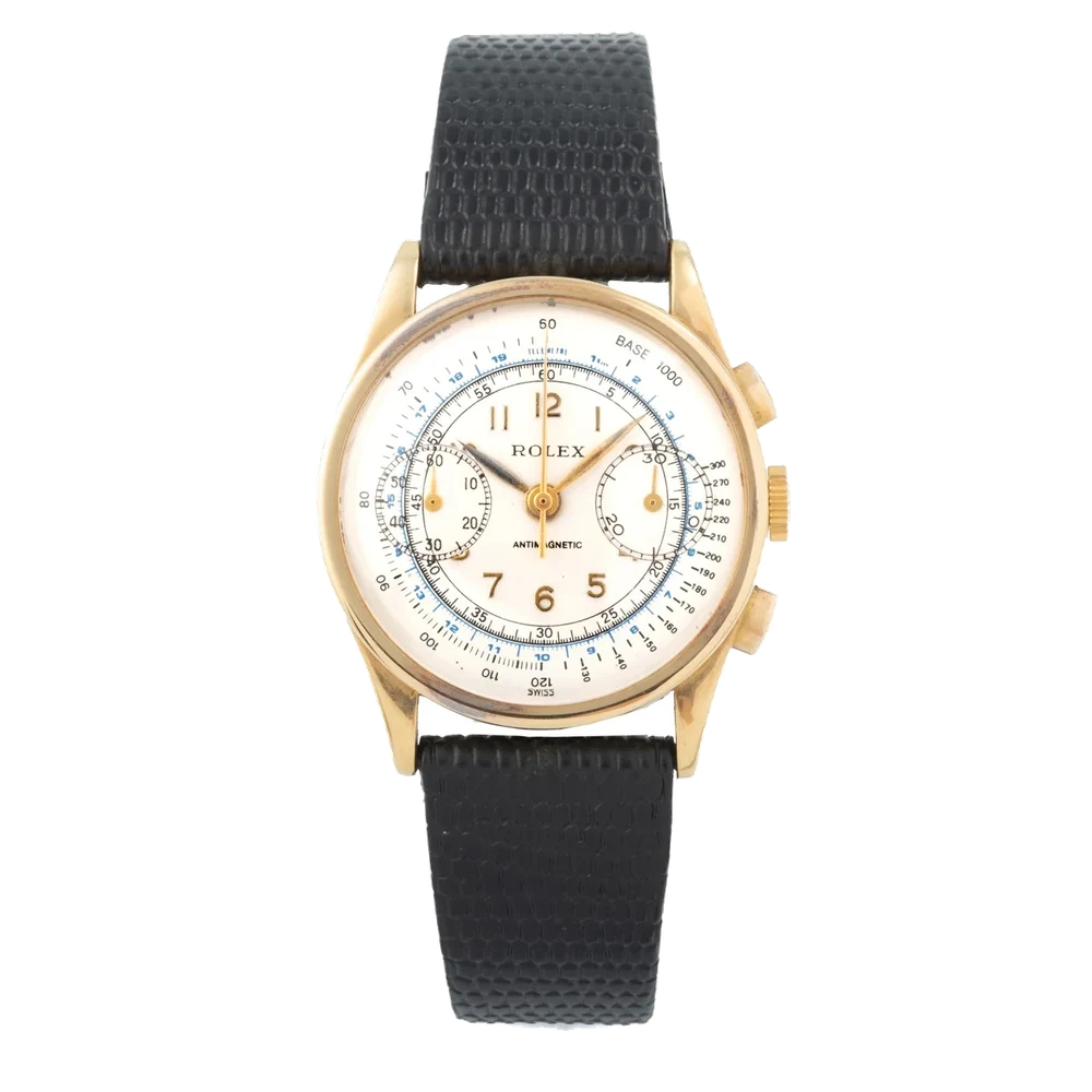 Rolex ROLEX REF 2811 CHRONOGRAPH STEEL Very fine and rare, anti-magnetic, stainless steel wristwatch, square-shaped button chronograph, register with tachometer. kol saati