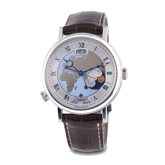 Breguet BREGUET REF. 5717PT/EU/9ZU, CLASSIQUE HORA MUNDI EUROPE-AFRICA, PLATINUM kol saati