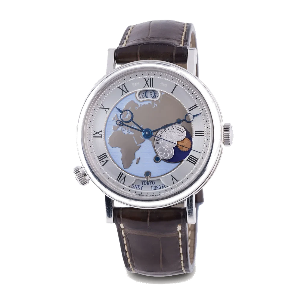 Breguet BREGUET REF. 5717PT/EU/9ZU, CLASSIQUE HORA MUNDI EUROPE-AFRICA, PLATINUM kol saati