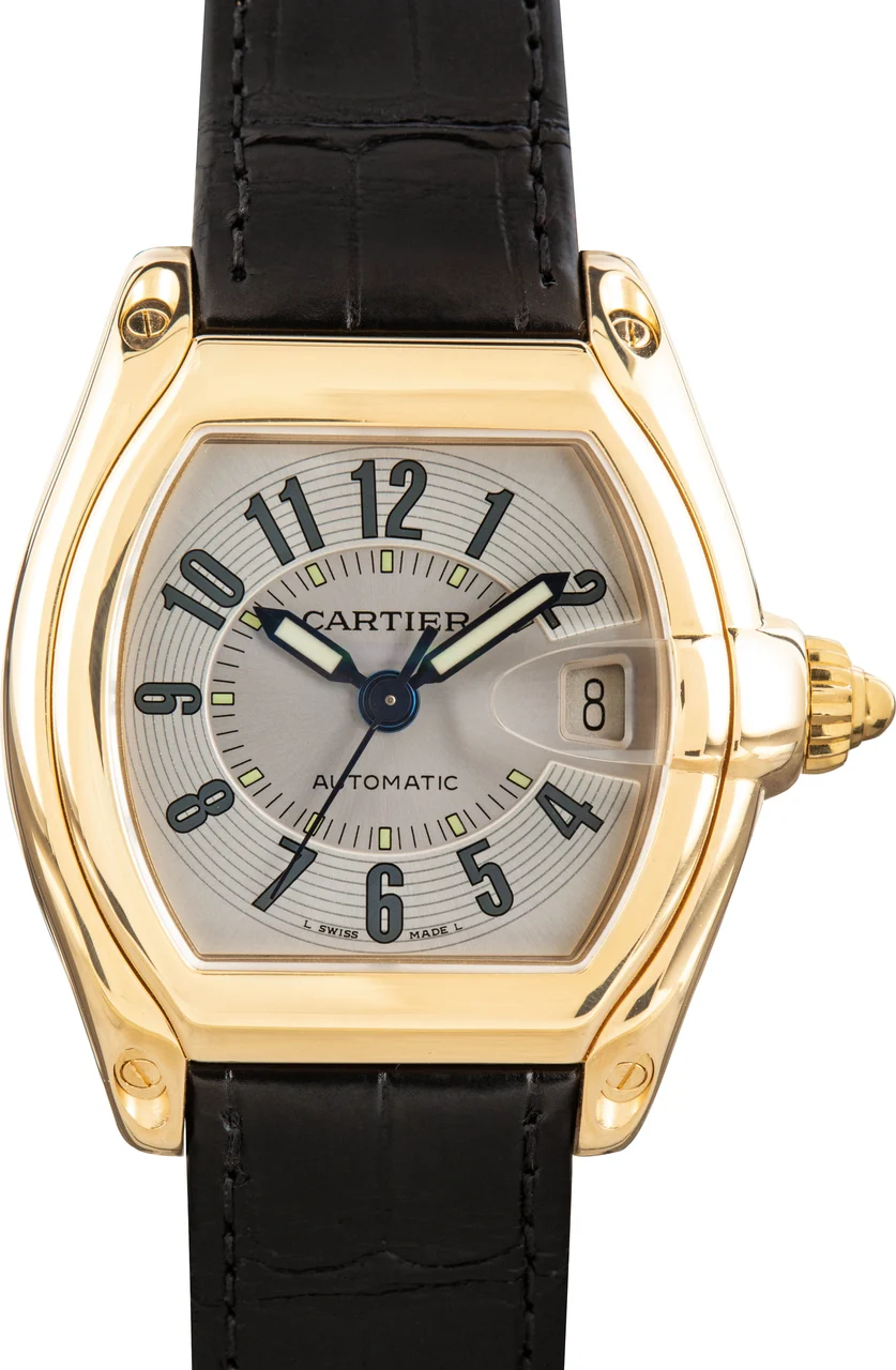 Cartier Roadster W62003V2 Yellow Gold kol saati