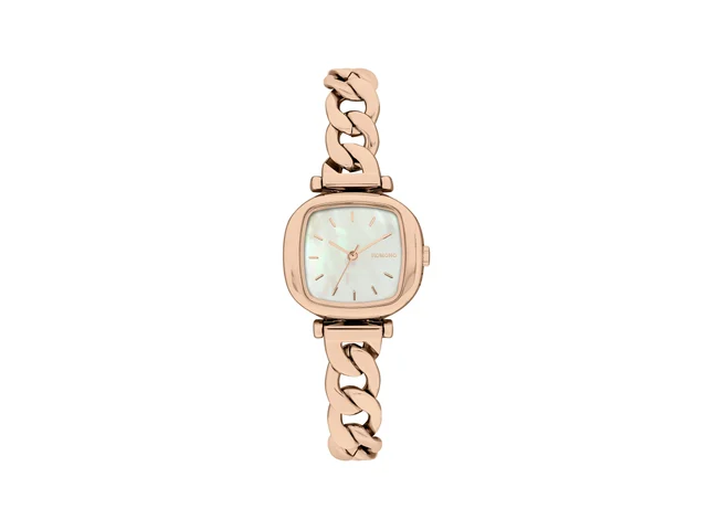 Komono Moneypenny Revolt Rose Gold White KOM-W1239 kol saati