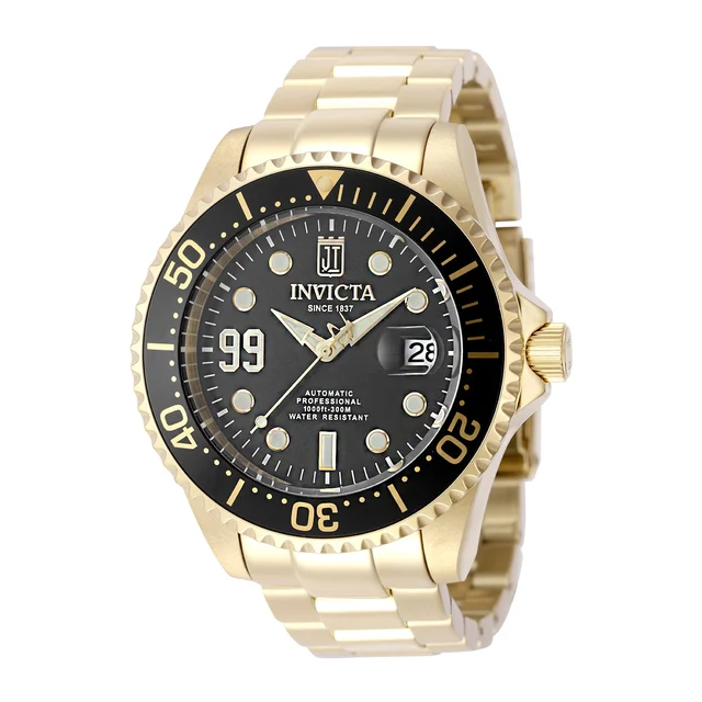 Invicta Nerovia Automatic Watch - 47mm, Gold (51310) kol saati