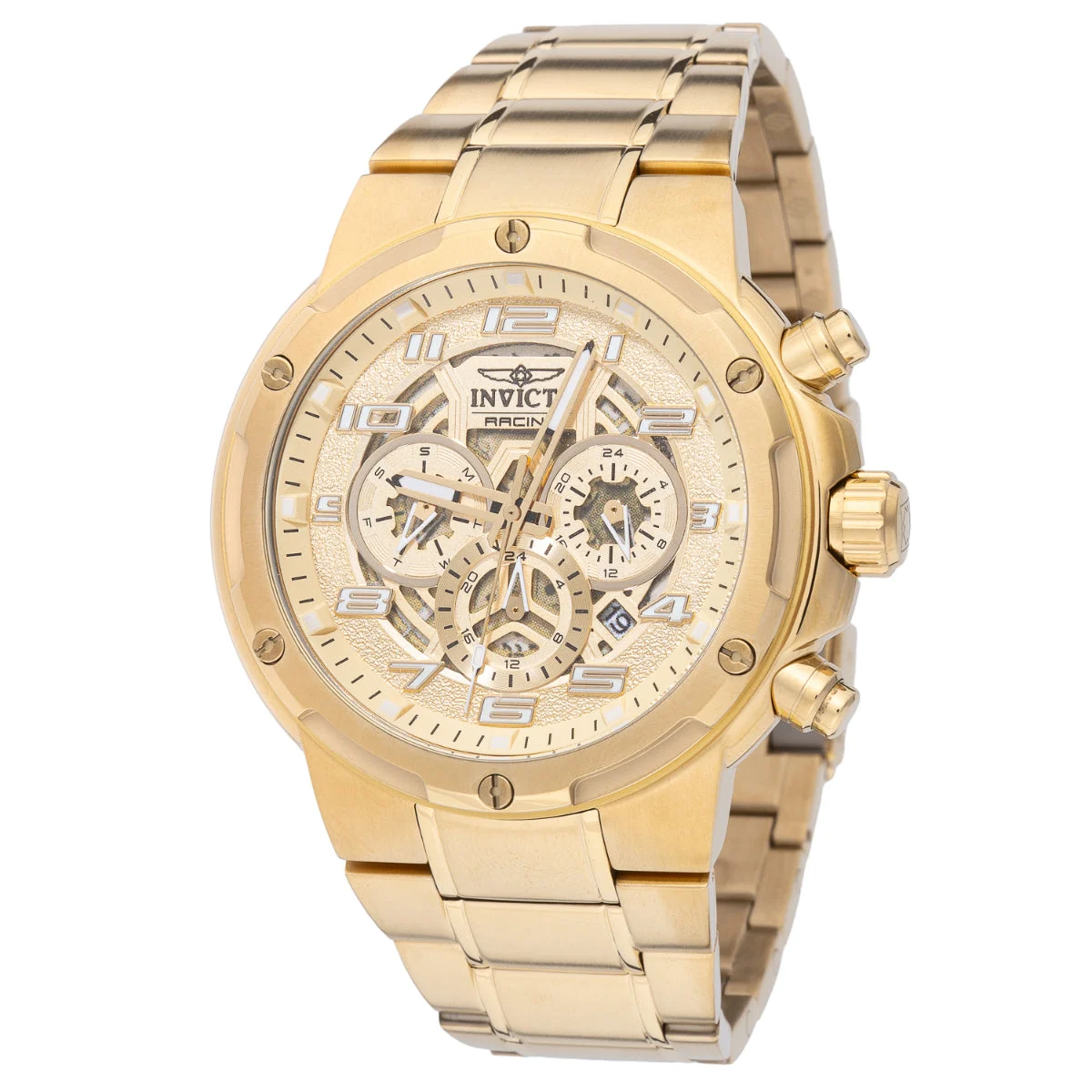 Invicta Rally Watch - 49mm. Gold (50258) 49 mm kol saati