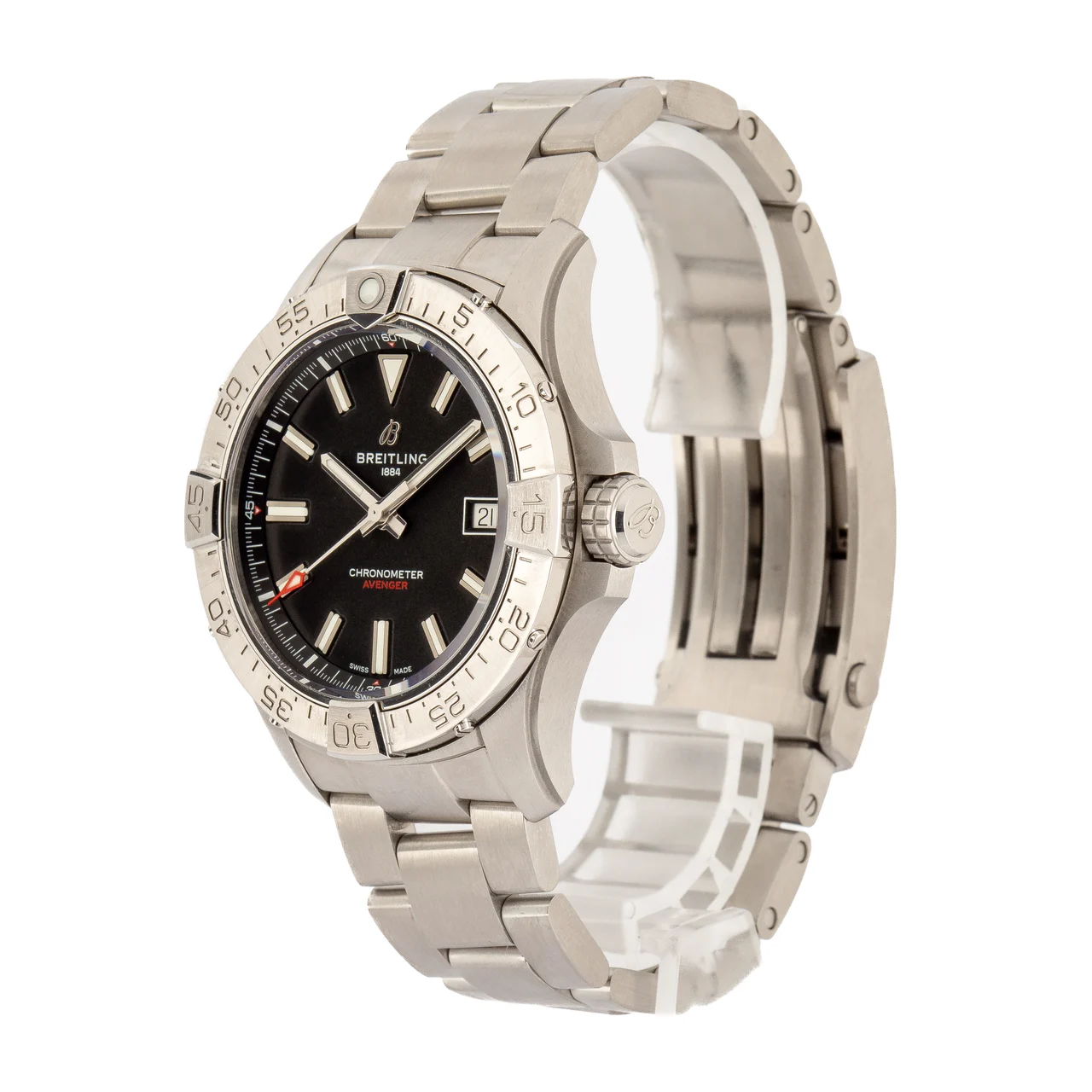 Breitling Avenger Automatic 42 Black Dial A17328101B1A1 42 mm kol saati