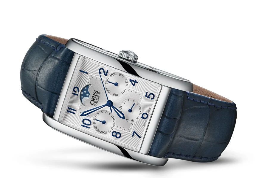 Oris Rectangular Complication 01 582 7694 4031-07 5 24 25FC 32 mm kol saati
