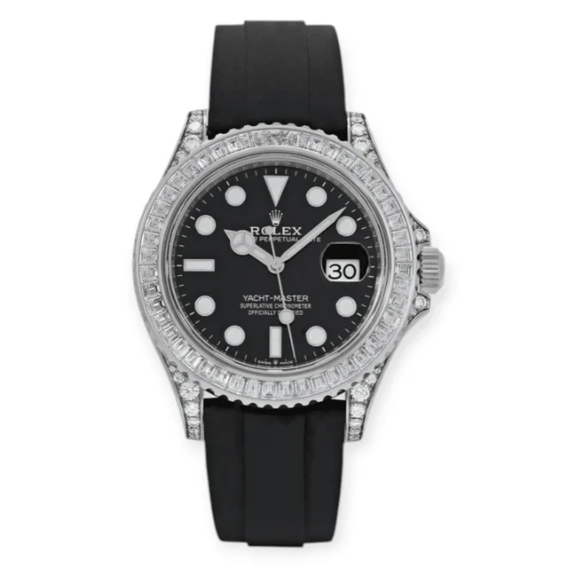 Rolex Yatch Master 42mm White Gold OysterFlex 2266 Pre-Owned Rolex Yatch Master 42mm White